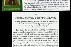 Spiritual freedom or spiritual slavery - 1 of 2
